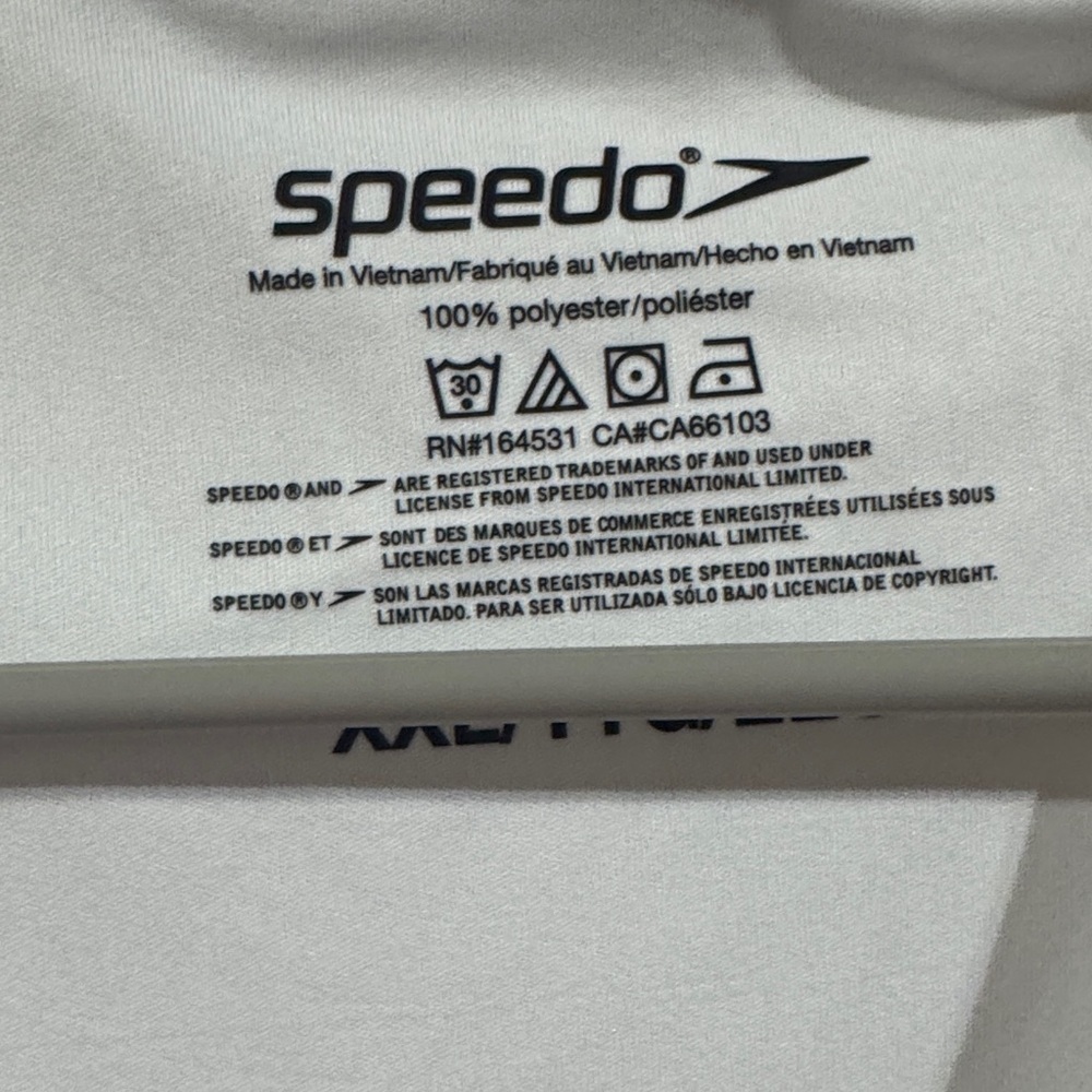 Speedo White Long Sleeve Shirt - Picture 5 of 5